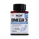 WOW Life Science Omega-3 Fish Oil 1000mg - 60 Capsules| For Men & Women | Daily Strength - 180 mg EPA & 120 mg DHA...
