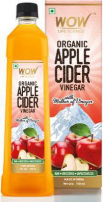 WOW Life Science Organic Apple Cider Vinegar - (750 ml)