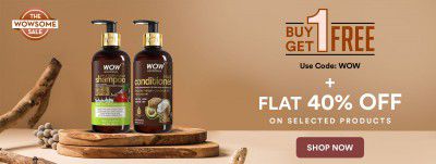 WOW Loot Deal | Flat 40% off + Buy 1 Get 1 Free on Selected Products