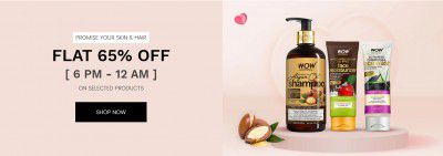 WOW Loot Deal | Flat 65% off + 2 Freebies above Rs.699