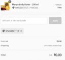 WOW MANGO BODY BUTTER - 200 ML for FREE...