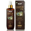WOW Skin Science 100% Pure Castor Oil - Cold Pressed - For Stronger Hair, Skin & Nails - No Mineral Oil & Silicones, 200 ml...