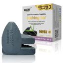 WOW Skin Science Activated Bamboo Charcoal Bathing Soap - with Bamboo Charcoal Powder - Super Value Pack of 3-Skin-Friendly with 5.5 pH-No Artificial Colors, Parabens, Mineral Oil etc- 225g (75g X 3)...