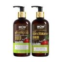 WOW Skin Science Apple Cider Vinegar Shampoo And Conditioner| Strong & Smooth Hair | Paraben & Sulphate Free | Hair Care Kit - 600 Ml...
