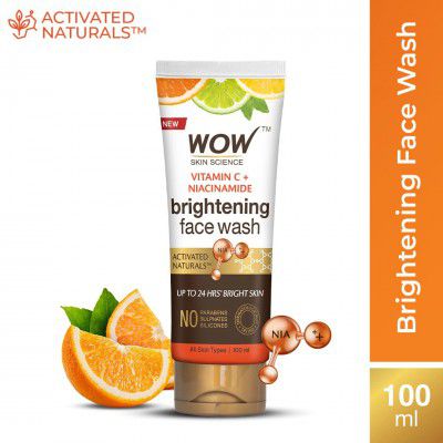 WOW Skin Science Brightening Vitamin C & Niacinamide Face Wash | 100 ml