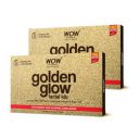 WOW Skin Science Gold Facial Kit For Glowing Skin|Made With Activated Naturals|Salon Like Facial At Home|Brightens Dull Skin|Tightens & Refines Skin|85mL|Pack of 2...