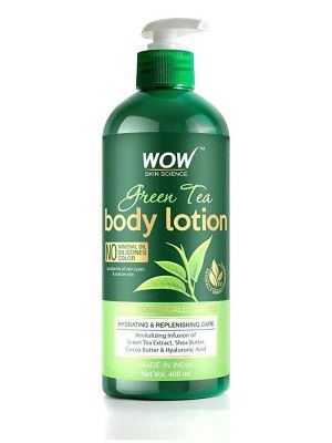 WOW Skin Science Green Tea Body Lotion - Hydrating & Replenishing 400mL
