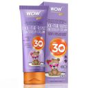 WOW Skin Science Kids Cool-The-Rays Sunscreen Cream Spf 30 Pa++ - No Parabens, Silicones, Oxide Color, Mineral Oil and Benzophenone, 100 ml...