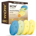 WOW Skin Science Moisturising Soaps with Ceramide | Pack of 4 | 400g...