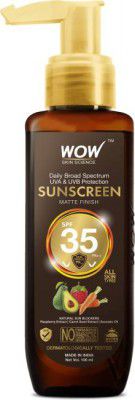 WOW SKIN SCIENCE Sunscreen Matte Finish - SPF 35 PA++ (100 ml)