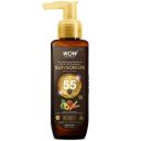 WOW Skin Science Sunscreen Matte Finish - Spf 55 Pa+++ - Very High Broad Spectrum - Uva &Uvb Protection - Quick Absorb - No Parabens, Silicones, Mineral Oil, Oxide, Color & Benzophenone, 100mL...