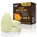 WOW Skin Science Ubtan Bathing Bar - with Sandalwood Oil, Saffron & Turmeric Extract - Super Value Pack of 3 - Skin-Friendly with 5.5 pH - No Artificial Color, Parabens, Mineral Oil, Phthalates, Sulph...