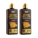 WOW Skin Science Ubtan Body Wash | Tan Removal And Glowing Skin | With Chickpea Flour, Almond, Safron & Turmeric Extract | 250 Ml | Pack of 2...