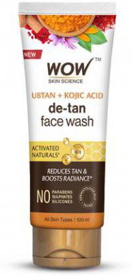 WOW SKIN SCIENCE Ubtan For Oily - Tan Removal and Brightening Face Wash - 100 ml