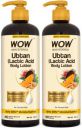 WOW SKIN SCIENCE Ubtan with Lactic Acid Body Lotion | Pack of 2  (800 ml)...