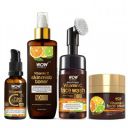 WOW Skin Science Ultimate Vitamin C Facial Kit - consists Vitamin C Face Wash brush, Mist Toner, Face Serum, Face Cream - 430mL...