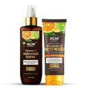 WOW Skin Science Vitamin C Face Wash Tube with Vitamin C Mist Toner Combo - Net Vol 300mL...