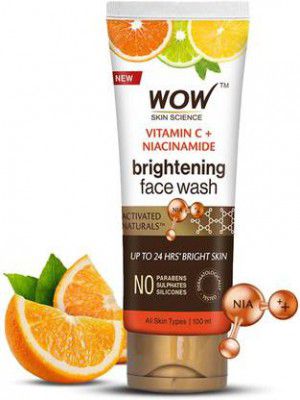 WOW SKIN SCIENCE Vitamin C & Niacinamide | For All Skin Types Face Wash  (100 ml)