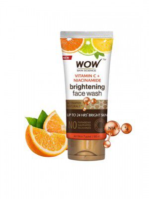 WOW SKIN SCIENCEVitamin C & Niacinamide Brightening Face Wash - 80 ml