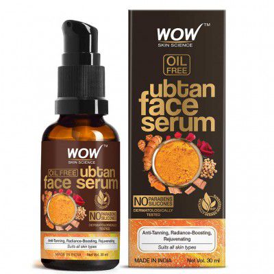 WOW UBTAN FACE SERUM FOR TAN REMOVAL, SKIN BRIGHTENING & SKIN TONING - 30 ML