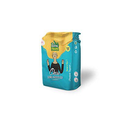 Wowmom Chow Noodles | Noodles | Plain Noodles | Chowmein | Vegetarian Noodles - 500gm