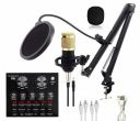WRADER BM800 Studio Mic Kit with Sound Card Full Setup Condenser Microphone...