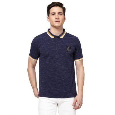 Wrangler Men's Na Navy T-Shirt (Regular)