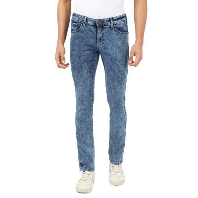 Wrangler Men's Skanders Slim Fit Low-Rise Jeans