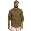 Wrangler Olive Printed Slim Fit Shirt...