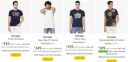 wrangler tshirts for men upto 81% off...