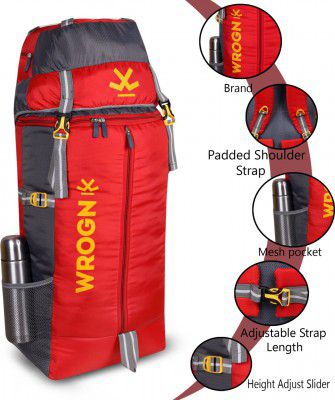 WROGN  55L CLASSIC CITY TREKKING BAGS Rucksack - 55 L  (Red)