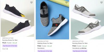 Wrogn Active Men’s Sports Shoes Starts at Rs 450