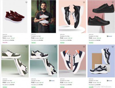 Wrogn Shoes Upto 75% Off