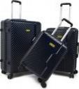 WROGN Hard Body Set of 3 Luggage 8 Wheels - Vivid-Light-Weight & Durable Polycarbonate Blue Hard Luggage - Blue...