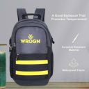 WROGN Large 35 L Laptop Backpack Ranger Unisex laptop/college/school/travel backpack with Raincover  (Grey, Black)...