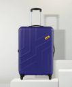 WROGN Large Check-in Suitcase (75 cm) 4 Wheels - Maze- Mid Night Blue...