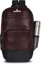 WROGN Medium 30 L Laptop Backpack FAUXY ARTIFICAL LEATHER LAPTOP BAGPACK (Tan)...