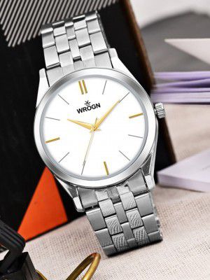 WROGN Men Dial & Bracelet Style Straps Analogue Watch HOBWRG0470A