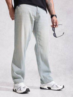 WROGN Men Regular Mid Rise Blue Jeans
