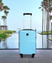 WROGN Small Cabin Suitcase (55 cm) 8 Wheels - Qubo - Blue...