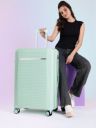 WROGN Textured 360 Degree Rotation Hard-Sided Large-Sized Trolley Bag -118.13 L...