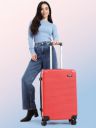 WROGN Unisex Hard Shell Medium Trolley Suitcase 55.7L...