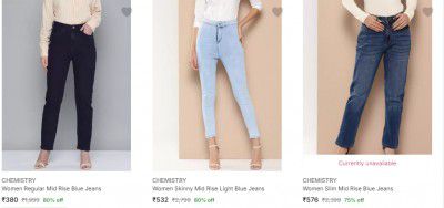 Wrogn women jeans Upto 80 % Off | Starts At Rs 380