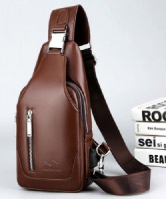 WXR  Brown Men & Women Shoulder Bag