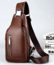 WXR  Brown Men & Women Shoulder Bag...