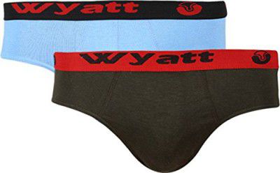 Wyatt Mens Cotton Brief (Pack of 2), SPN-B2S