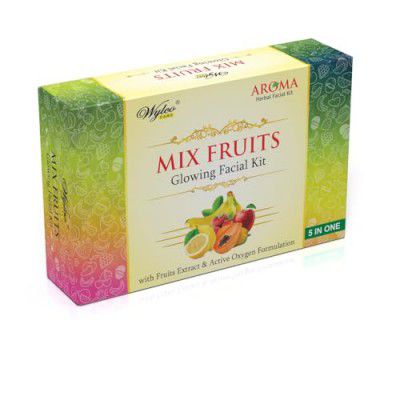 WYLCO Glowing Facial Kit With Extract & Active Oxygen Formulation 5 In 1 (MIX FRUIT)