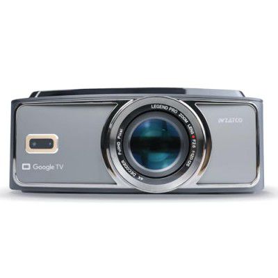 WZATCO Legend Pro GTV Smart Home Projector 4k Ultra HD Android TV 11.0, Black
