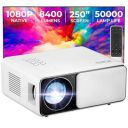 WZATCO Yuva Plus (Upgraded) Native 1080P Full HD Projector with 4K Support...