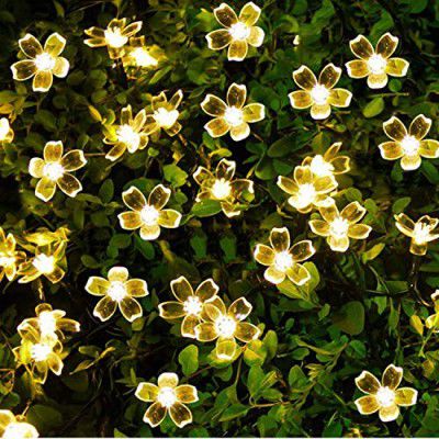 X4Cart Blossom Silicone Flower Fairy String Lights, 14 LED 3 Meter Series Lights for Festival Home Decoration